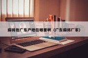 麻将包广东产地在哪里啊（广东麻将厂家）